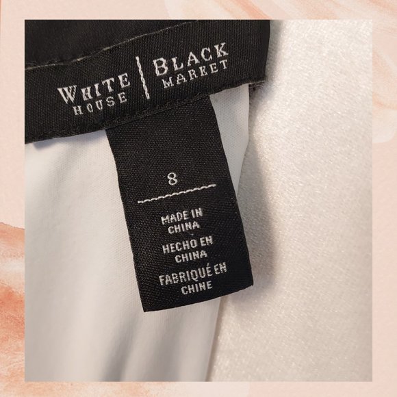 White House Black Market High Neck Sleeveless Fit and Flare Dress - Picture 6 of 6